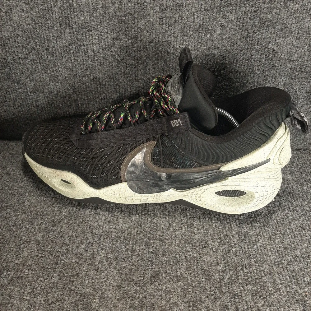 Nike Cosmic Unity Basketball Shoes Black Green Glow Volt DA6725-001 Mens Size 11